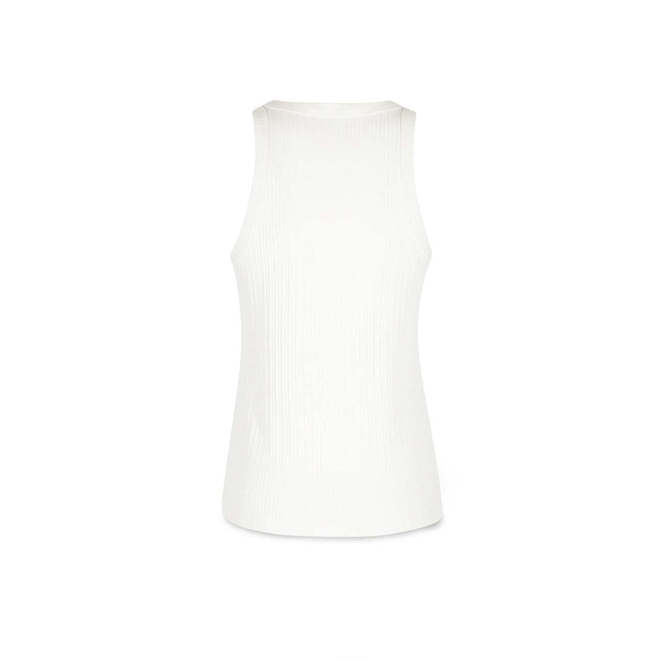 CIRCOLO1901 Top donna a coste Bianco