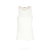 CIRCOLO1901 Top donna a coste Bianco