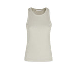 CIRCOLO1901 Top donna a coste Grigio