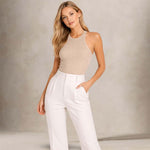 CIRCOLO1901 Top donna a coste Juta