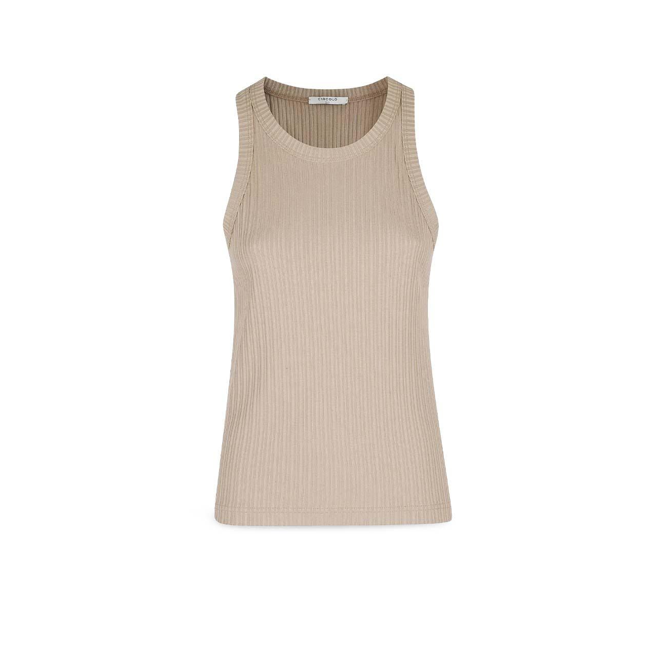 CIRCOLO1901 Top donna a coste Juta