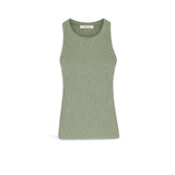 CIRCOLO1901 Top donna a coste Verde Militare