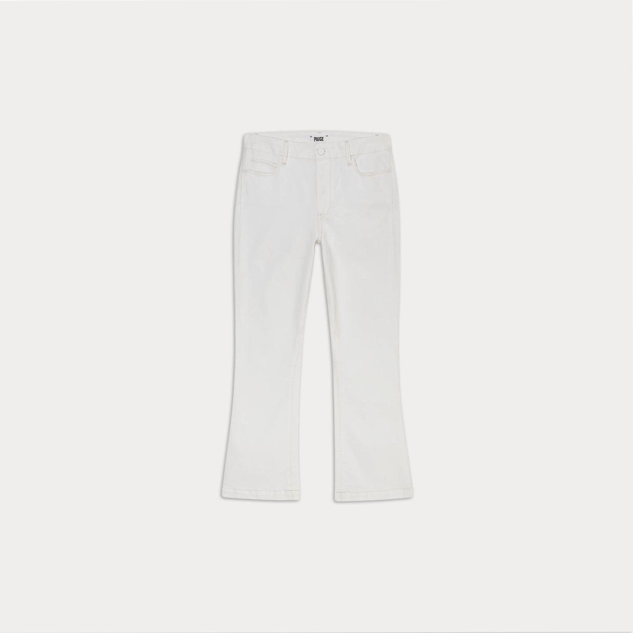 PAIGE Jeans Colette Crop Hih Rise Crisp White