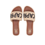 DE SIENA Sandali donna Capri Beige e Nero