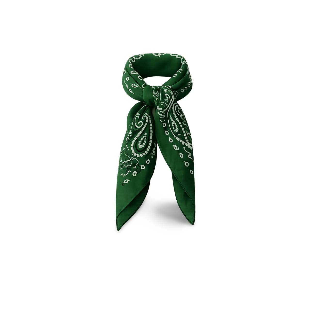 DESTIN Bandana in cotone Verde Scuro