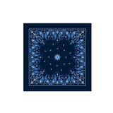 DESTIN Foulard in seta Blue