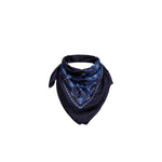 DESTIN Foulard in seta Blue