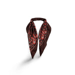 DESTIN Foulard in seta Choco