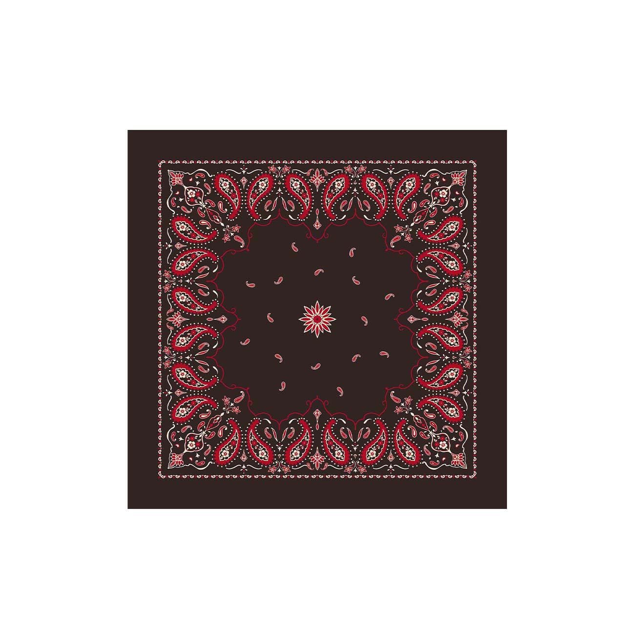 DESTIN Foulard in seta Choco