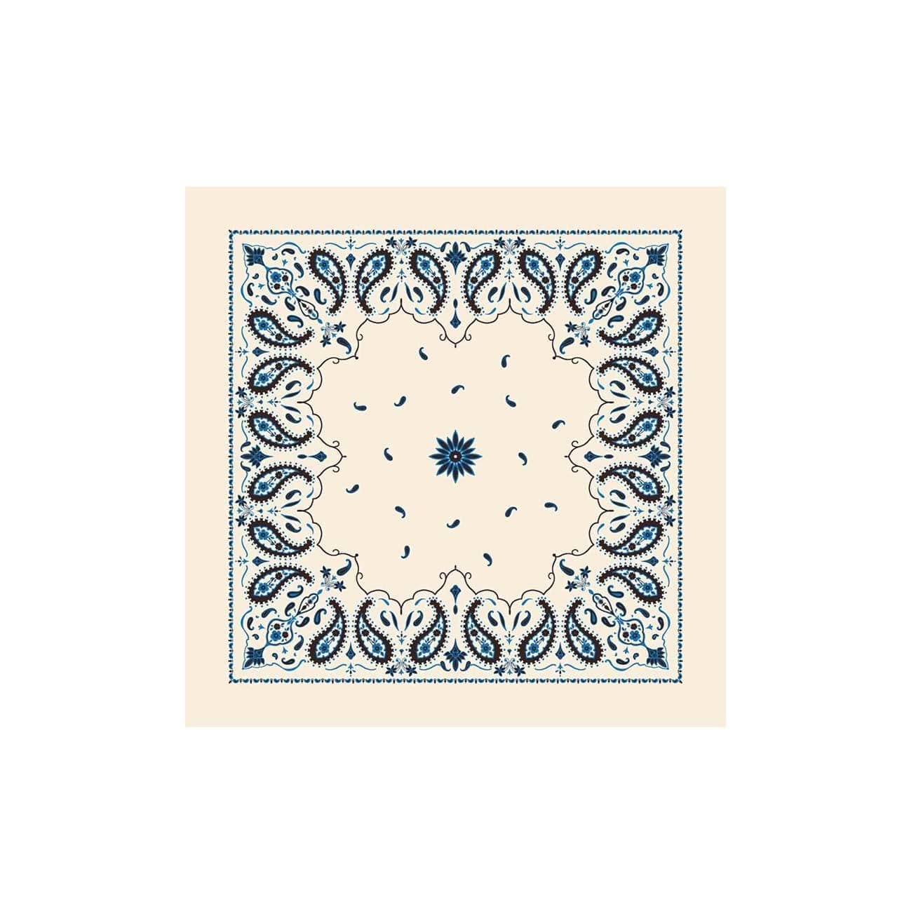 DESTIN Foulard in seta Cream