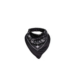 DESTIN Foulard in seta Nero