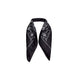 DESTIN Foulard in seta Nero