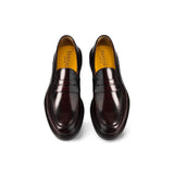 Doucals Mocassino da uomo in pelle Horse Burgundy