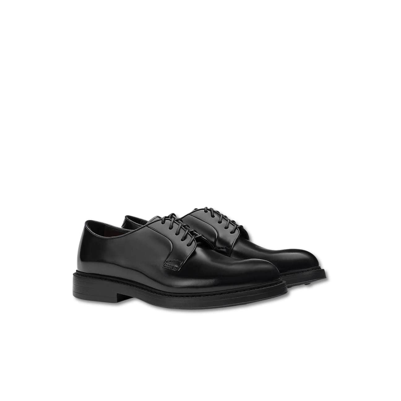 Doucals Mocassino uomo  Derby stringato in pelle Nero