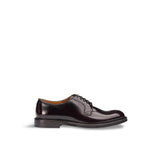 Doucals Stringata da uomo in pelle Horse  Burgundy