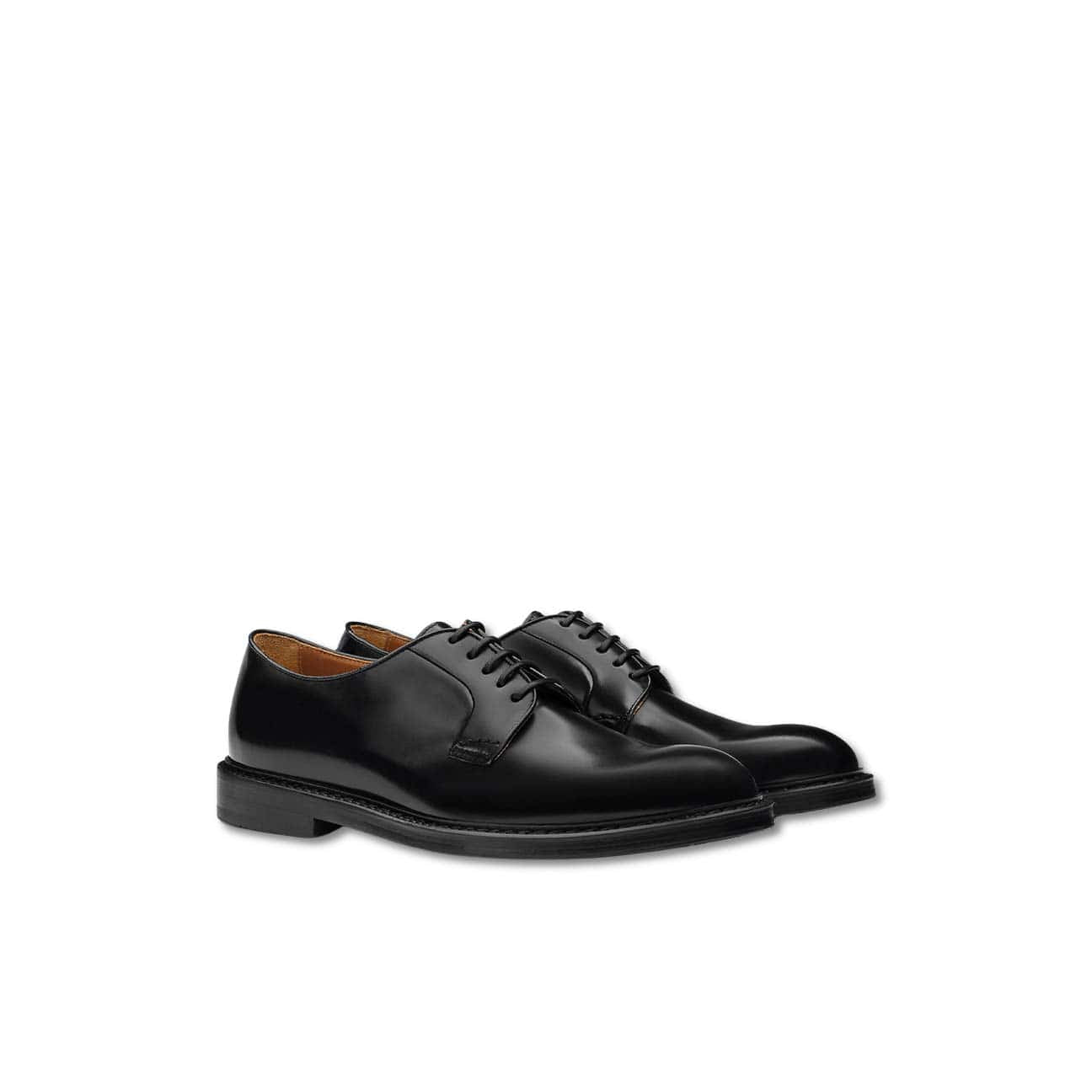 Doucals Stringata uomo  Derby in pelle Nero