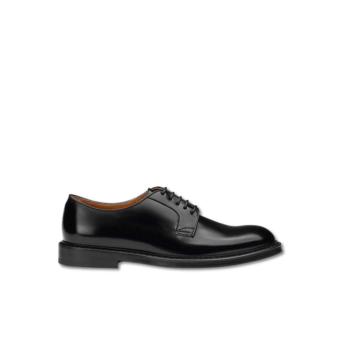 Doucals Stringata uomo  Derby in pelle Nero