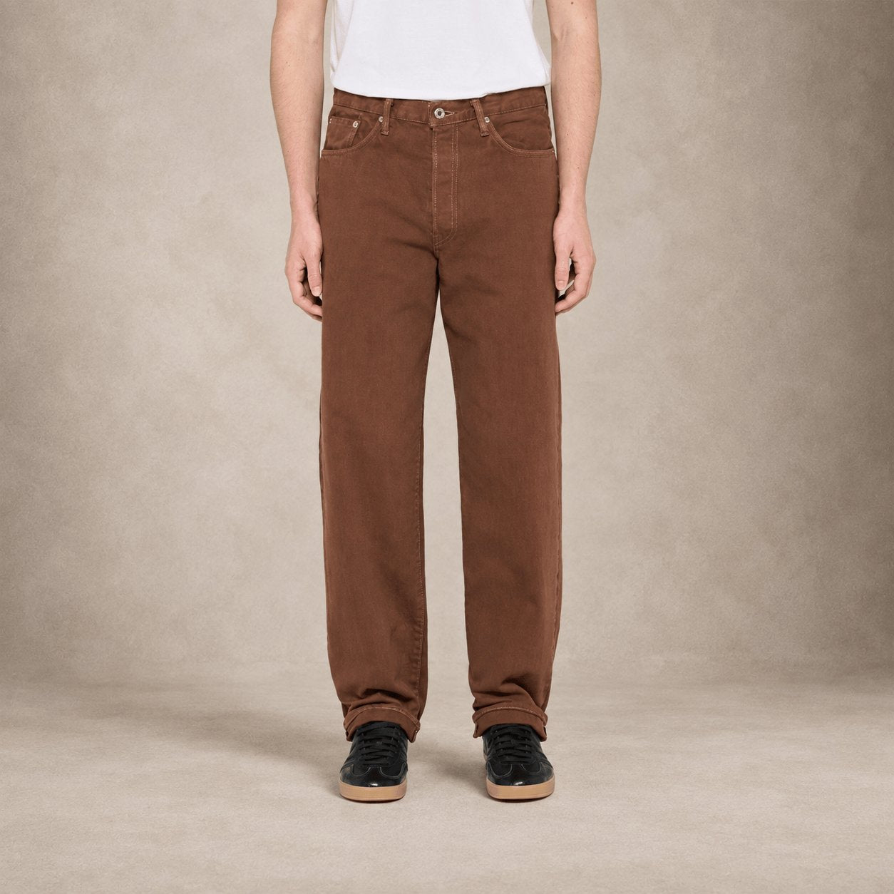EDWIN Jeans uomo Loose Brown Overdyed