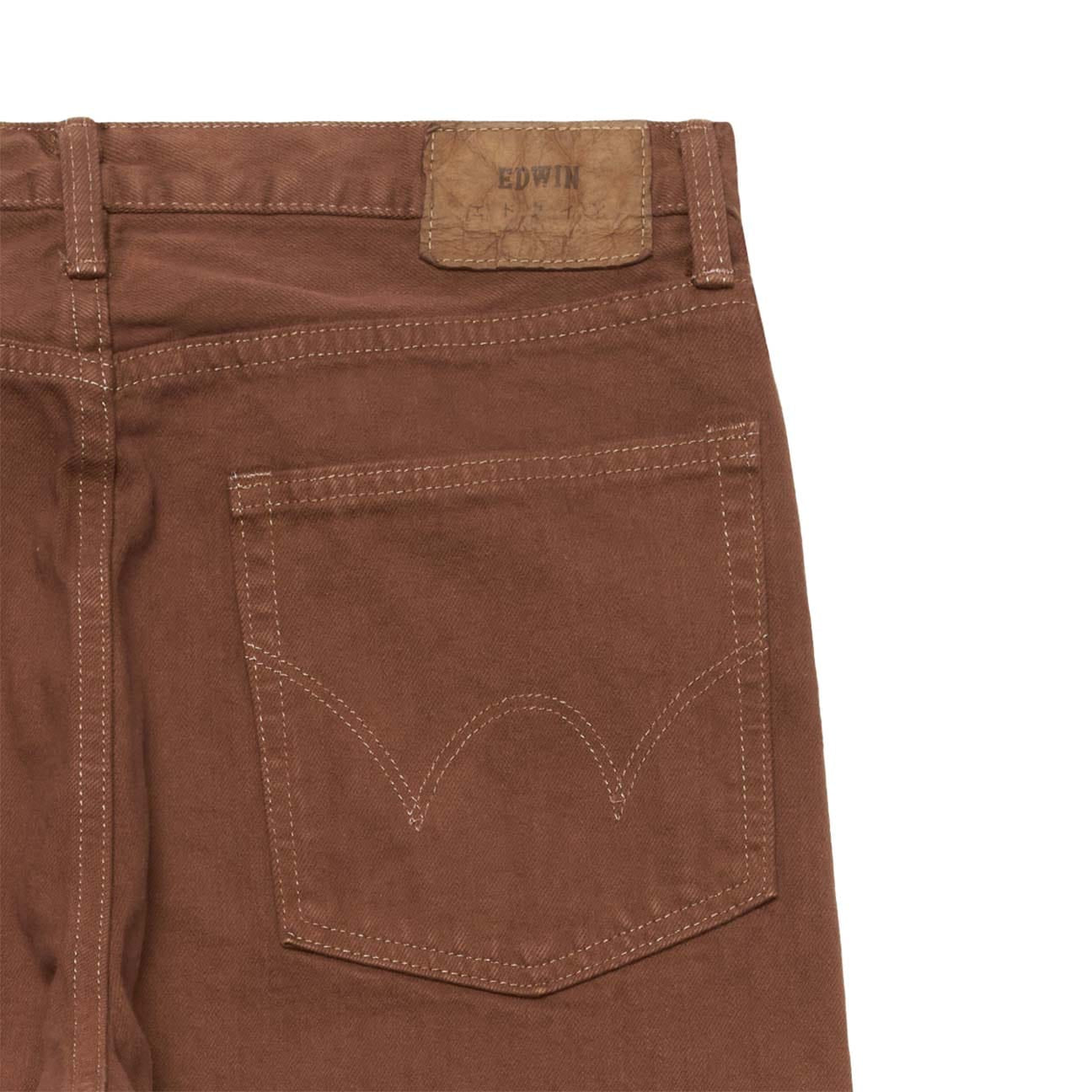 EDWIN Jeans uomo Loose Brown Overdyed