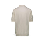 FILIPPO DE LAURENTIIS Polo uomo in cotone crepe Latte