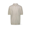 Polo uomo in cotone crepe Latte