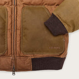 FILSON Bomber uomo Down Jacket Dark Tan