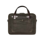 FILSON Borsa Tin  Cloth Compact Briefcase Otter Green