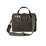 FILSON Borsa Tin  Cloth Compact Briefcase Otter Green