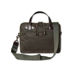 FILSON Borsa Tin  Cloth Compact Briefcase Otter Green