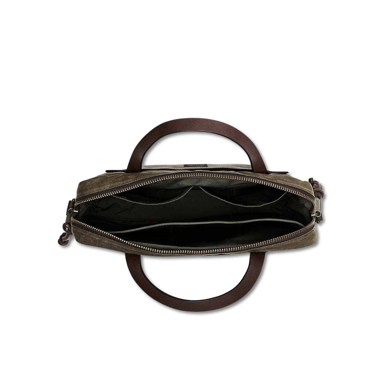 FILSON Borsa Tin  Cloth Compact Briefcase Otter Green