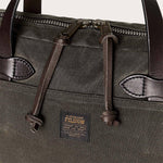 FILSON Borsa Tin  Cloth Compact Briefcase Otter Green