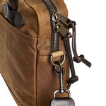 FILSON Borsa Tin  Cloth Compact Briefcase Otter Green