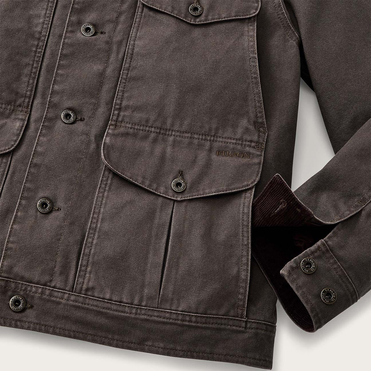 FILSON Giacca uomo Journeyman Rustic Canvas Bark