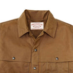 FILSON Giacca uomo Tin Cloth Cruiser Oil Finish Tan