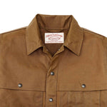 FILSON Giacca uomo Tin Cloth Cruiser Oil Finish Tan
