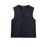 FILSON Gilet uomo Mackinaw Wool Blue
