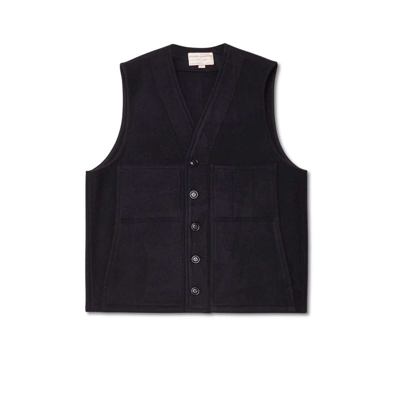 FILSON Gilet uomo Mackinaw Wool Blue
