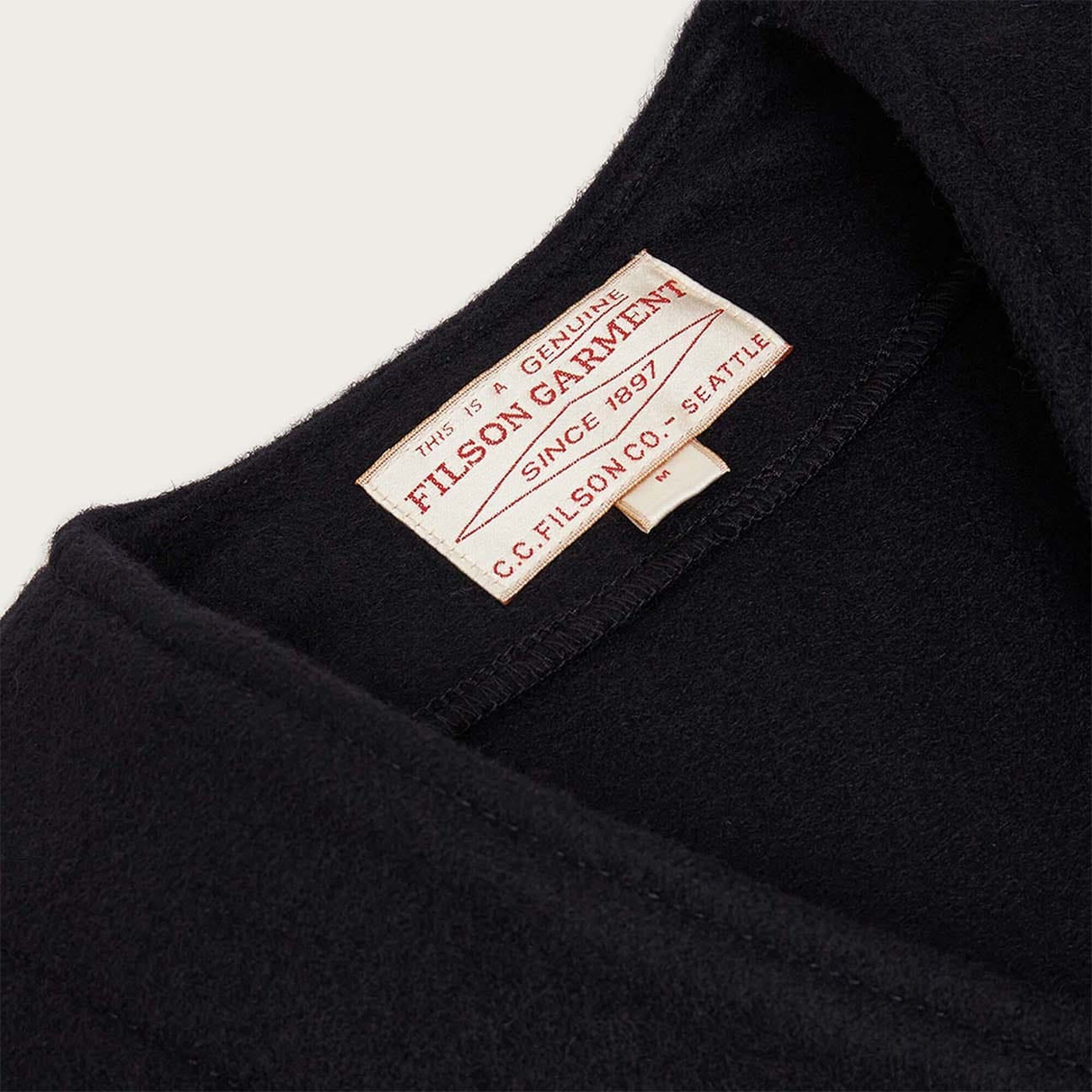 FILSON Gilet uomo Mackinaw Wool Blue