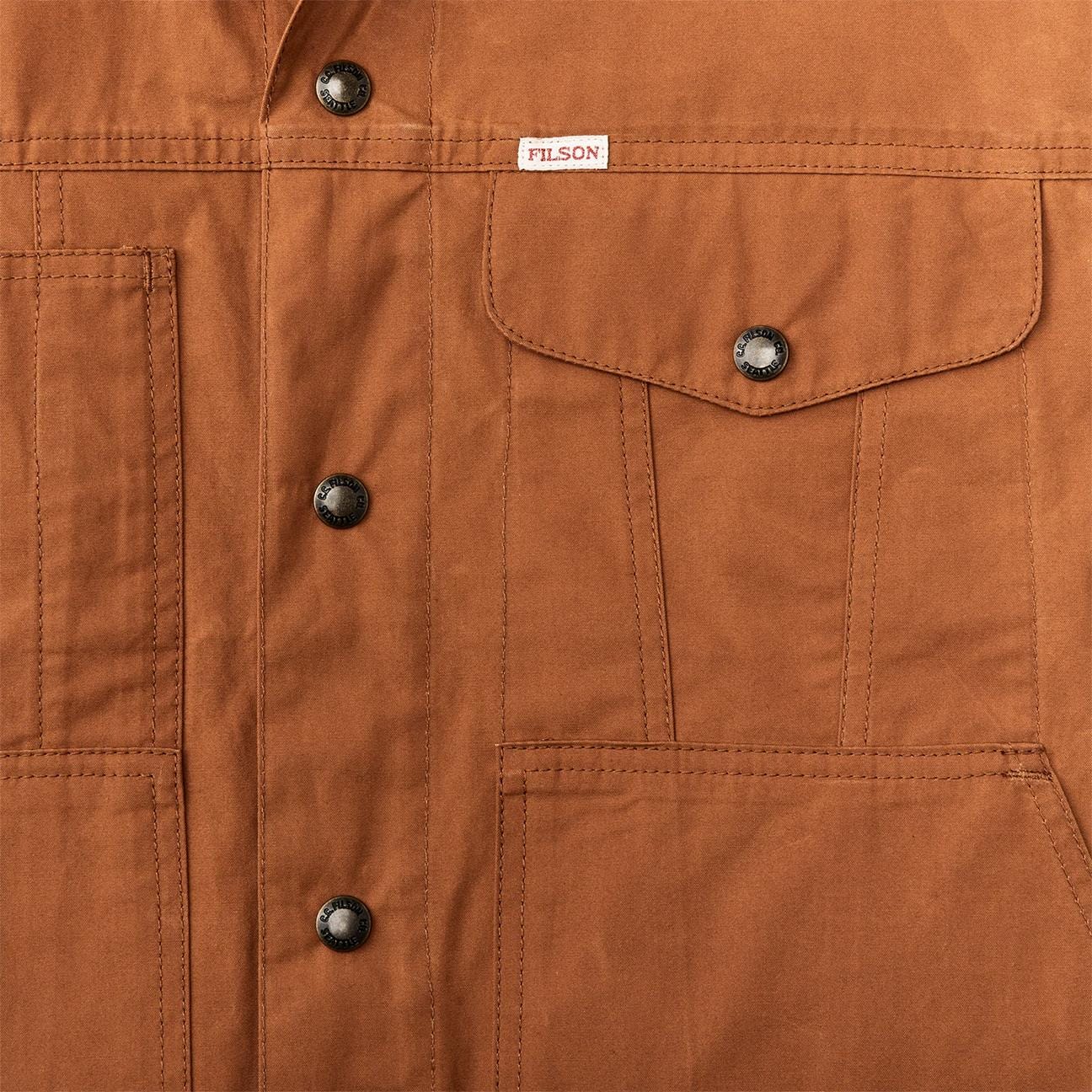 FILSON Overshirt uomo Ranger Short Cruiser Bourbon