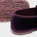 FLABELUS Ballerina in velluto Claire Aubergine
