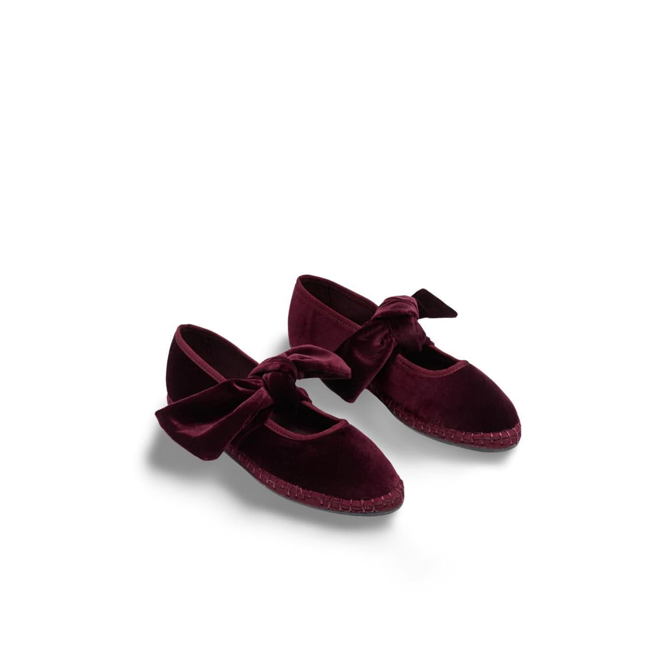 FLABELUS Ballerina in velluto Lyra Wine