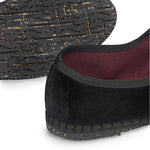 FLABELUS Ballerina in velluto Mary Jane Nero