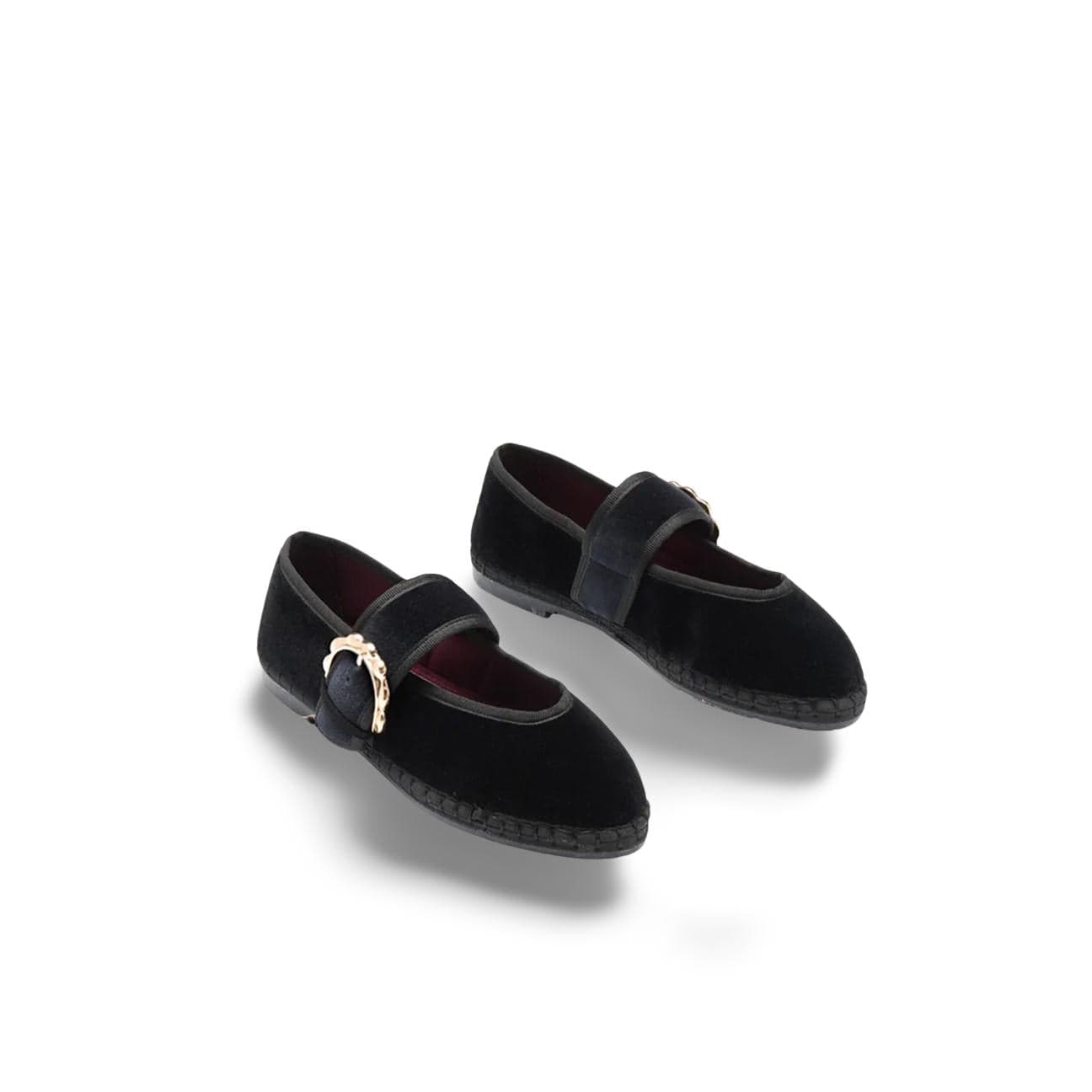 FLABELUS Ballerina in velluto Sophie Nero