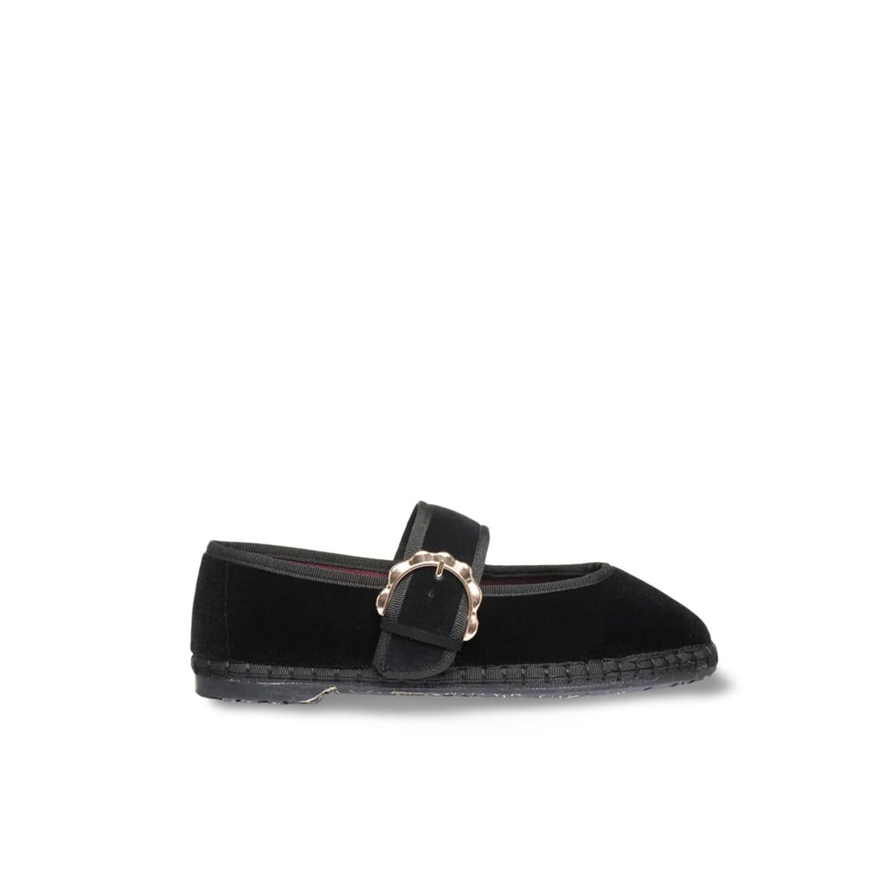 FLABELUS Ballerina in velluto Sophie Nero