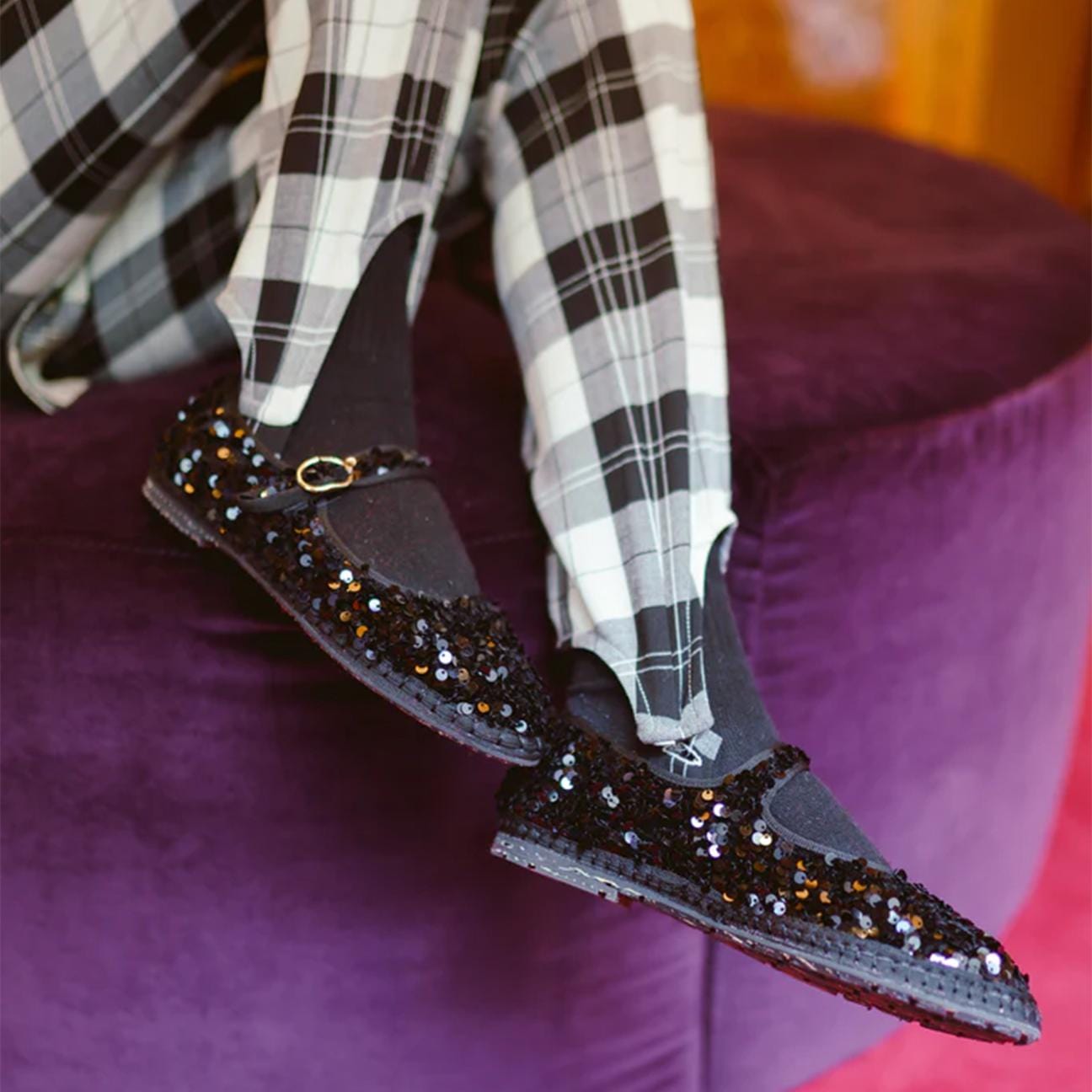 FLABELUS Ballerina The Little Prince in paillettes Nero