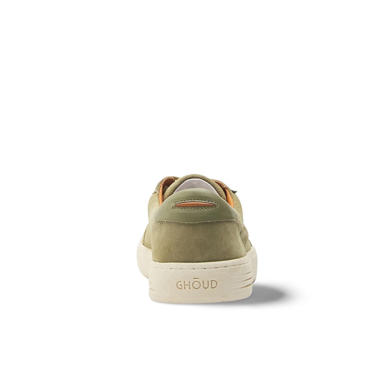 GHOUD Sneakers uomo Lido Low Suede Pelle Militare