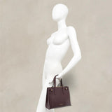 GIANNI CHIARINI Borsa Altea in pelle Plum