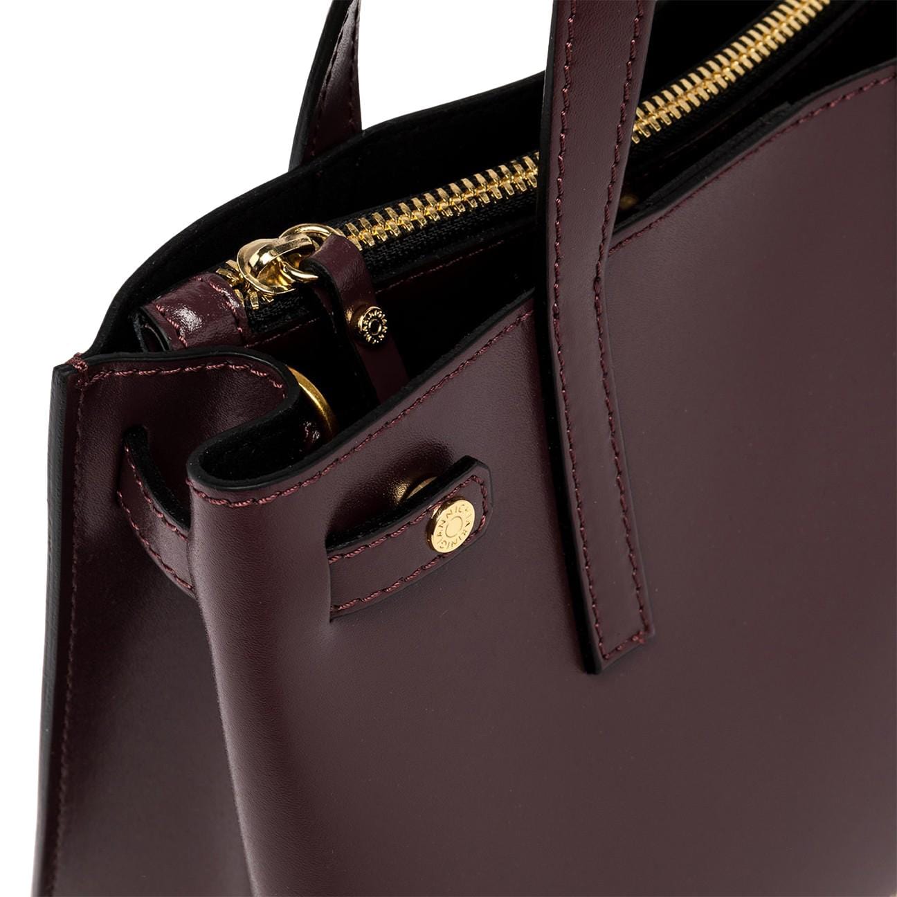 GIANNI CHIARINI Borsa Altea in pelle Plum