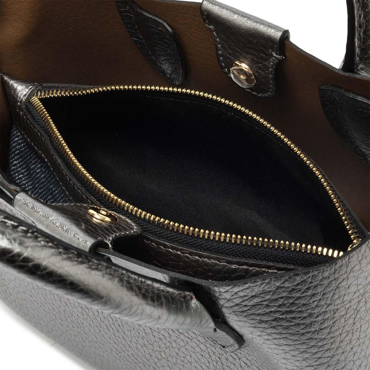 GIANNI CHIARINI Borsa donna Aretha City Noir Castoro