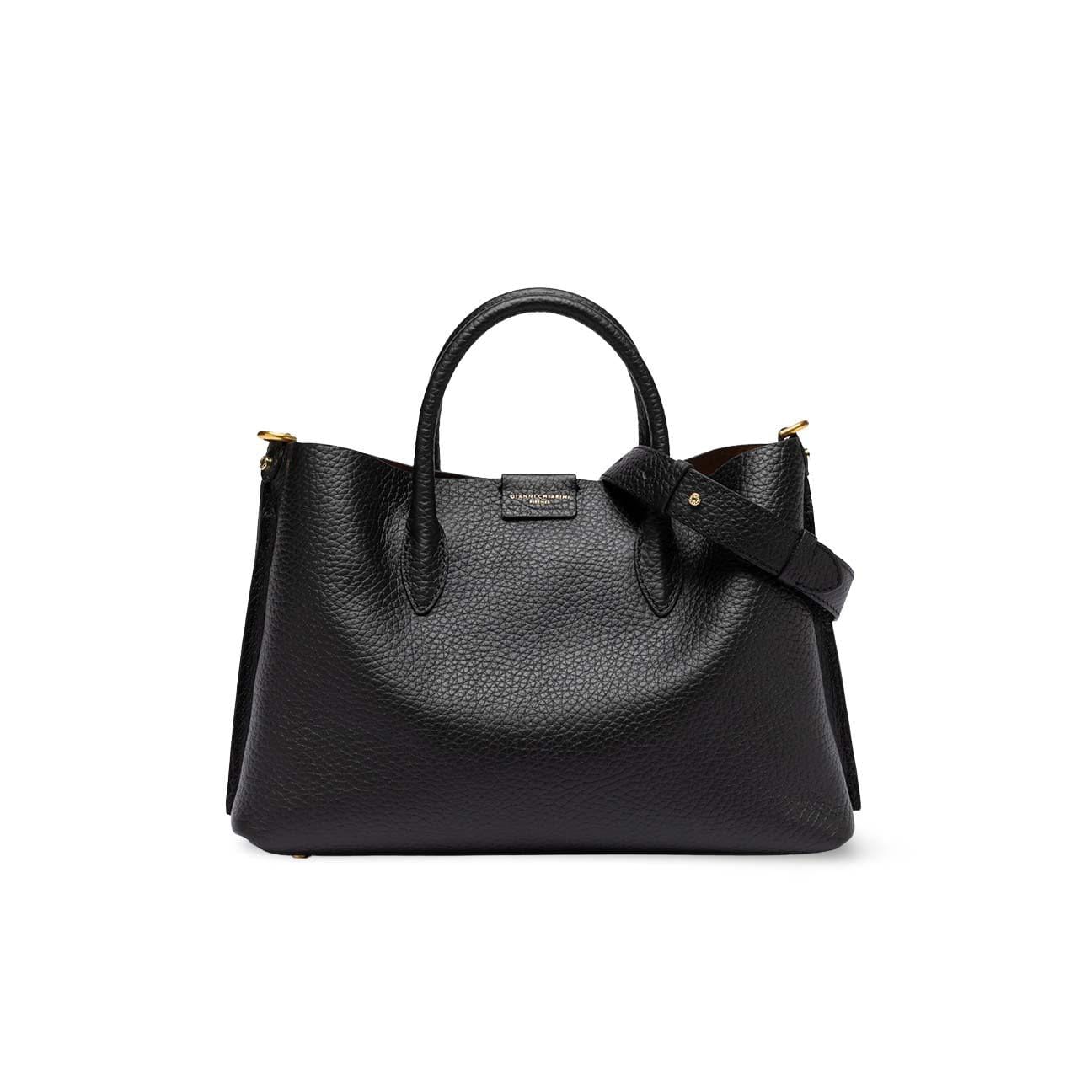 GIANNI CHIARINI Borsa donna Aretha Nero Castoro